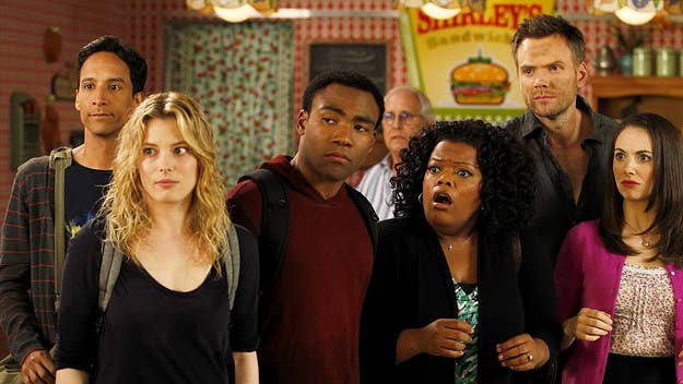 'Community' creator Dan Harmon revealed Donald Glover might still be in the upcoming Peacock film to help complete the "six seasons and a movie" mission.