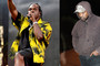 Pusha T and Ye are seen in separate photos