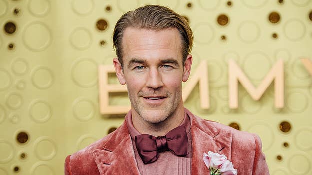 James Van Der Beek revealed that his eldest daughter has not only discovered his crying meme from 'Dawson's Creek,' but has used it against him.