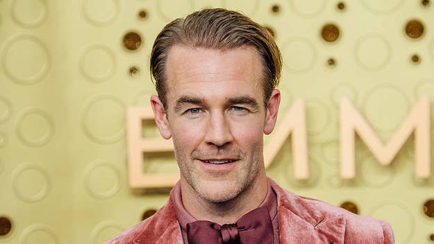 James Van Der Beek revealed that his eldest daughter has not only discovered his crying meme from 'Dawson's Creek,' but has used it against him.