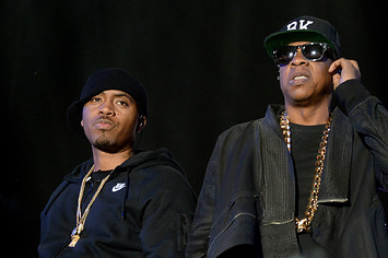 Jay Z and Nas performing at Coachella in 2014