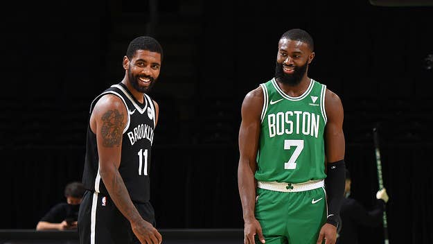 As a vice president of the NBA’s players union, Jaylen Brown isn't happy with how Brooklyn Nets owner Joe Tsai has handled the Kyrie Irving controversy.
