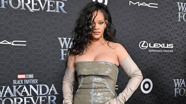 Rihanna's 'Savage X Fenty Show Vol. 4' is set to premiere on Prime Video this week. At an event celebrating its release, Rihanna talked new music and more.