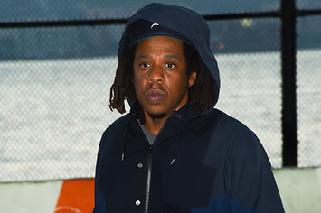 Jay Z is seen outdoors in this photo