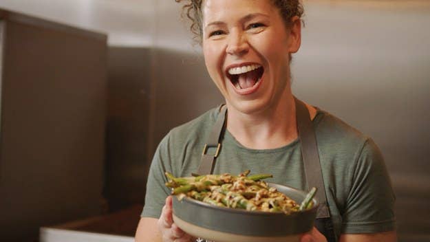 Lexus Culinary Master Chef Stephanie Izard Talks Her Love For Southeast Asian Flavors While Cooking Up Her Signature Green Beans for The Meals That Made Me