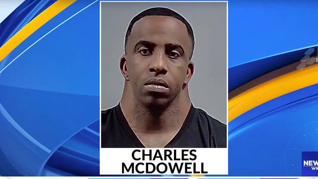 Florida's Charles McDowell, whose noticeably wide neck caused a 2018 mugshot of his to go viral, is back behind bars and is facing multiple charges.