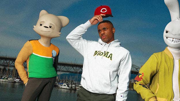 The collection, which offers graphic T-shirts, crewneck sweaters, figurines, and a varsity jacket, will be available at ComplexCon in Long Beach, CA.