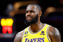 LeBron James #6 of the Los Angeles Lakers at Crypto.com Arena on October 20, 2022