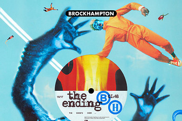 The single art for Brockhampton's new single "The Ending"