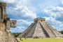 Mayan pyramid El Castillo in Yucatan, Mexico, where a tourist trespassed.