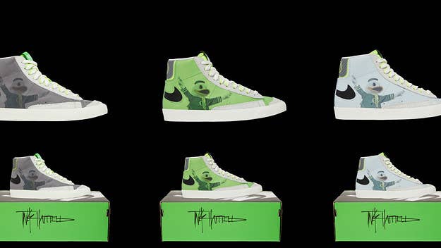 Legendary Air Jordan designer Tinker Hatfield teams up with GOAT and Division Street on three University of Oregon Nike Blazers to benefit student-athletes.
