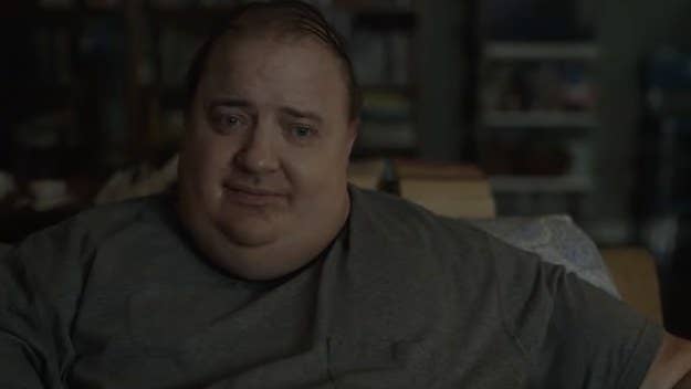 A24 has released the first teaser trailer for 'The Whale' starring Brendan Fraser, who plays an obese man who decides to eat himself to death.