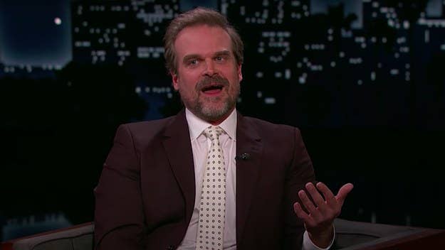This Friday, David Harbour's action/comedy 'Violent Night' will enter the holiday season shuffle at a theater near you. But first, here's a Kimmel chat.