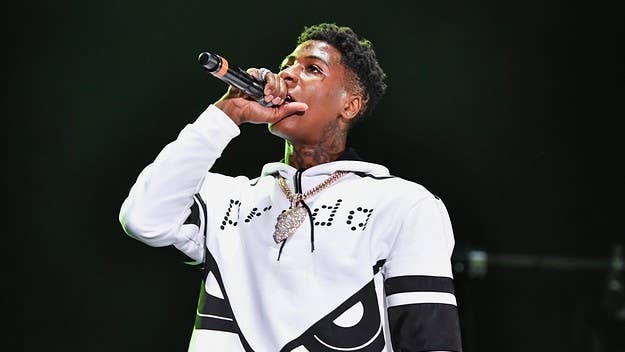 YoungBoy made the claim via IG, where he posted a photo of a portable hard drive and wrote, "You can have it for 100 million and I’ll never rap again."