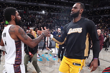 LeBron James Speaks On Kyrie Irving, But NBA Players Largely Silent –  Deadline