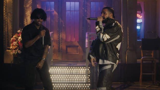 Drake and 21 Savage continue their clever promotional rollout for 'Her Loss' by spoofing an 'SNL' musical guest appearance with help from Michael B. Jordan.