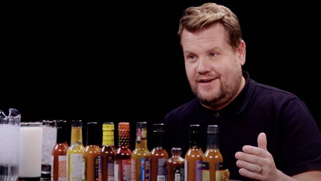 On the latest episode of 'Hot Ones,' actor and TV host James Corden broke down how his recurring 'Carpool Karaoke' segment “humanizes” his celebrity guests.