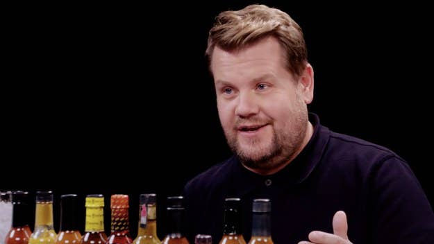On the latest episode of 'Hot Ones,' actor and TV host James Corden broke down how his recurring 'Carpool Karaoke' segment “humanizes” his celebrity guests.