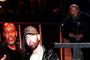 Dr. Dre at 2022 Rock & Roll Hall of Fame induction ceremony