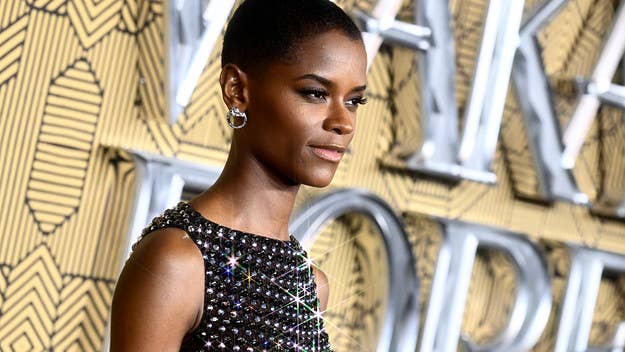 Letitia Wright has spoken out after her 2020 vaccine misinformation controversy was mentioned alongside Smith's slap and Pitt's abuse allegations.