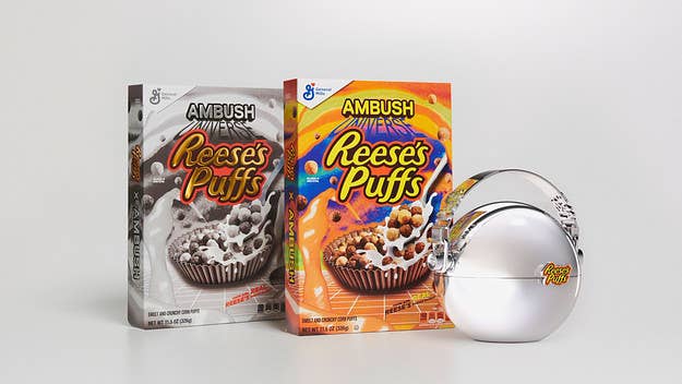 Reese’s Puffs and Yoon Ahn’s AMBUSH brand have teamed up for a futuristic collaboration that features a chrome cereal bowl and an exclusive event in NYC.