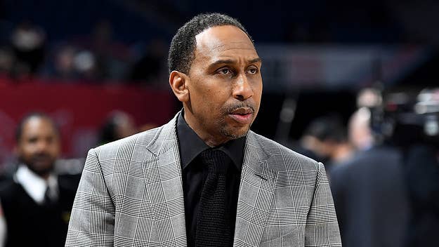 Stephen A. Smith defended Jerry Jones over a 1957 photo of him in a group of men blocking the path of Black students attempting to desegregate a school.