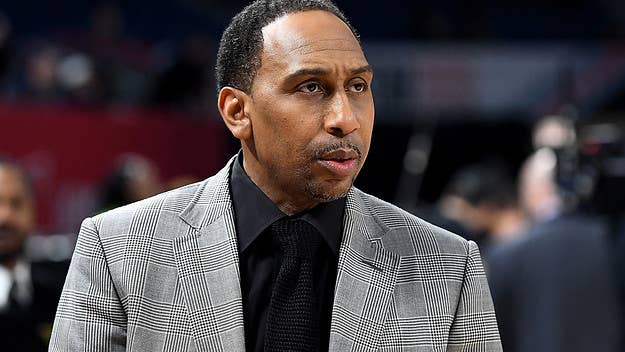 Stephen A. Smith defended Jerry Jones over a 1957 photo of him in a group of men blocking the path of Black students attempting to desegregate a school.