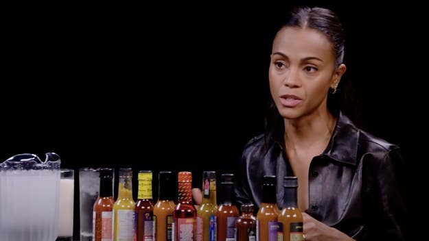 With the long-awaited 'Avatar' sequel 'The Way of Water' set to hit theaters later this month, Zoe Saldaña joins Sean Evans for a hot sauce-fueled discussion.