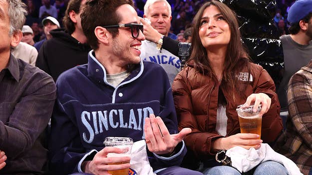 The two were seen sitting courtside together at Sunday night's Knicks and Grizzlies game in New York City. Earlier this month, coupledom rumors began.