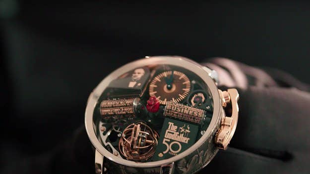 The watch is priced at $500,000 and was first revealed last month in Sicily. The widely revered film is currently celebrating its 50th anniversary.