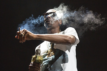 Snoop Dogg performs onstage during 'The High Road Tour.'