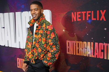 Kid Cudi on the Entergalactic red carpet