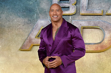 Dwayne Johnson at Black Adam premiere