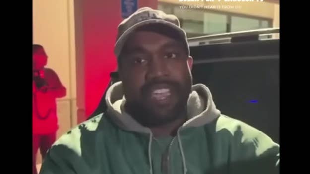 Kanye West was filmed reportedly in Los Angeles where he held an impromptu press conference to a crowd of people and answered questions and made statements.