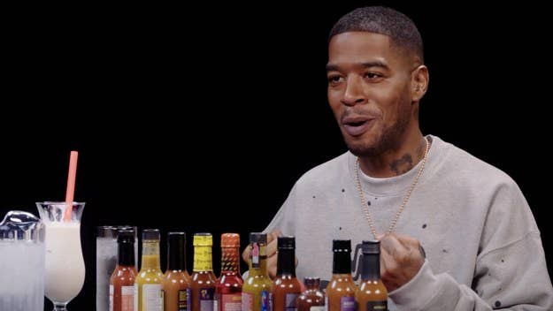 Kid Cudi talks 'Entergalactic,' his early days in the Bape store, and his thoughts on what a next chapter could hold on the latest 'Hot Ones' episode.