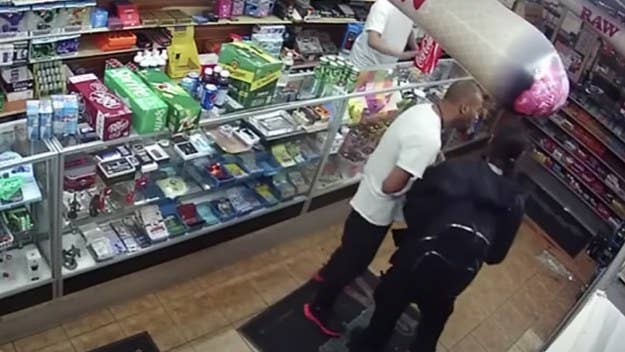 A New York City man was arrested on Friday after allegedly fatally stabbing a man who confronted him for not saying 'thank you' while at a smoke shop.