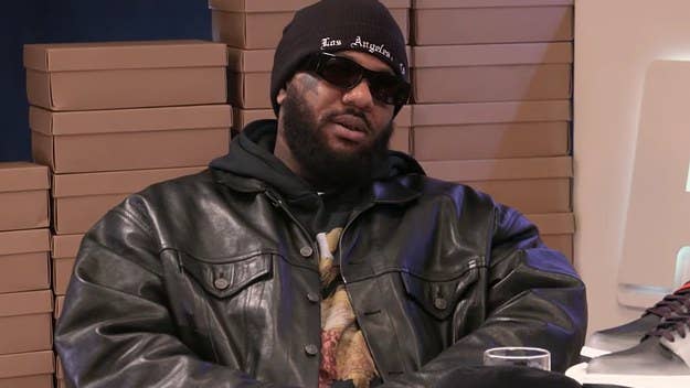 The Game broke down Dr. Dre's involvement as executive producer on his debut studio album 'The Documentary' before revealing he's never gotten a beat from him.