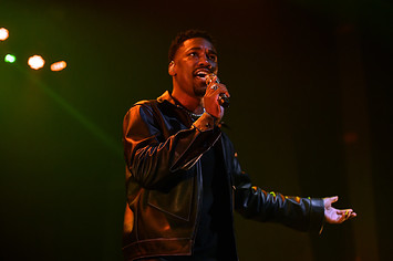 GIVĒON performs onstage during his "2022 Give Or Take" tour
