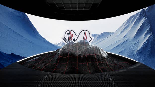 Moncler’s “Extraordinary Expedition” will be at the Highline Stages in Manhattan’s meatpacking district October 5-9, bringing 3D video and a replica mountain.  