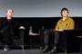 Ryan Murphy and Evan Peters speak onstage during Netflix's 'Dahmer - Monster: The Jeffrey Dahmer Story' Guild Event