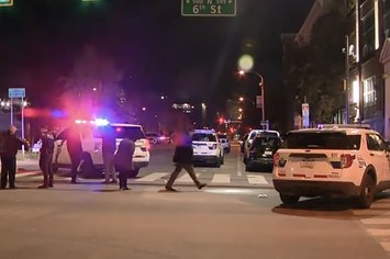 Police say at least six women were injured when shots rang out outside the Trilogy nightclub Sunday morning