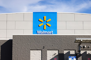 A Walmart store logo is pictured in this photo