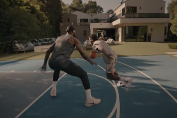 LeBron James and Bronny James in Beats By Dre commercial