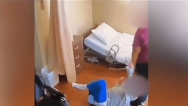 A Texas family has filed a police report after video showed an 86-year-old being abused by his nursing home staff prior to being hospitalized. 