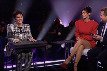 Jenners on James Corden's show