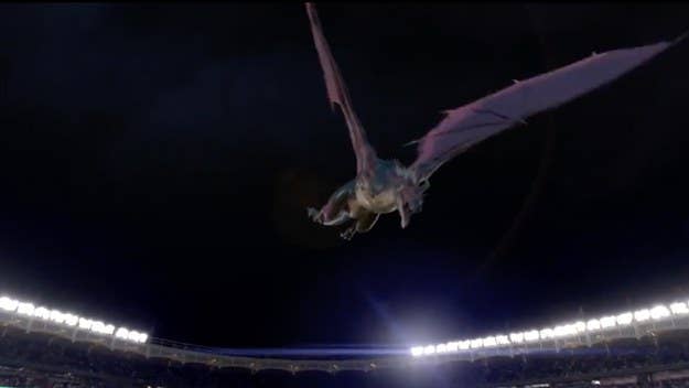TBS ran an elaborate and strange promo for the HBO series 'House of the Dragon' during Game 1 of the ALDS between the Yankees and Guardians.