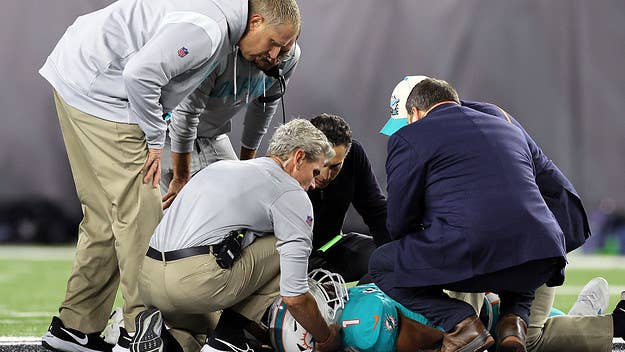 Tua Tagovailoa was taken off the field on a stretcher and hospitalized on Thursday night after being sacked in the second quarter against the Bengals.