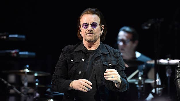 Bono has once again issued an apology and taken the blame for forcing U2’s 2014 album 'Songs of Innocence' into everyone’s iTunes library for free.