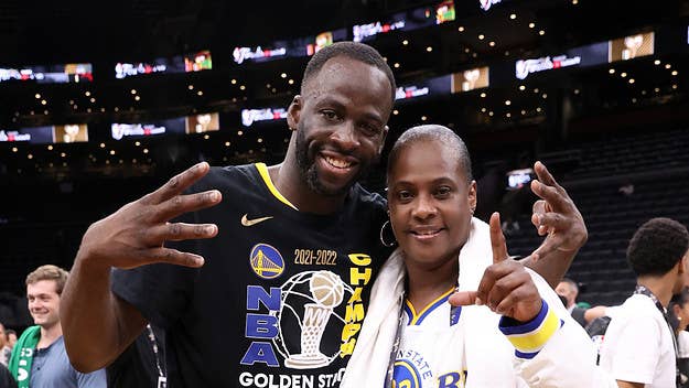 Draymond Green's mother has never shied away from defending her son, so it's hardly surprising she did so following his altercation with Jordan Poole.