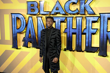Chadwick Boseman attends premiere of 'Black Panther'